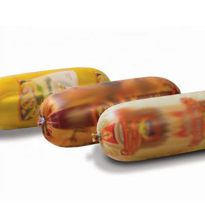 Cassa per salsicce artificiale stampabile e personalizzata Film di imballaggio alimentare PA/PE Cassa PVDC