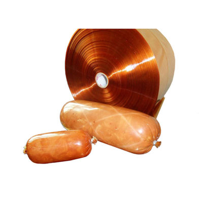PVDC Stampato Cassa di salsiccia di plastica facile da sbucciare Rimborso Film morbido