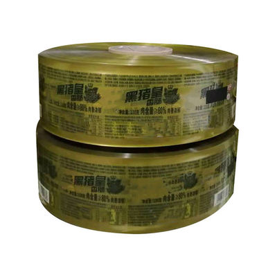 Film di imballaggio in plastica di qualità alimentare a rotoli ad alta barriera PVDC film di imballaggio per salsicce di carne