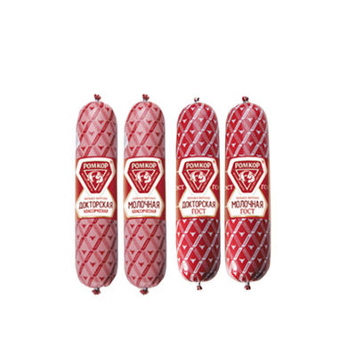 Cassa di salsiccia Film di imballaggio alimentare Rollo di plastica PVDC Cassa di salsiccia Film può stampare