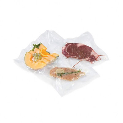 Saccarelle di carne trasformata Sacchetti di plastica a vuoto, ricreativi, PVDC ad alta barriera, trasparenti