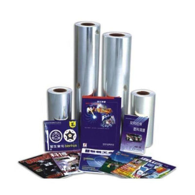 BOPP pellicola piana Jumbo Roll PVDC pellicola di ritaglio di plastica base termica senza colla 12-80um