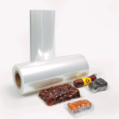 Imballaggio di salsicce Film di imballaggio a vuoto Rulli di tubi Tubulare PA Film estensibile alimentare in plastica