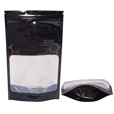 PVDC rivestito con PET Multilayer Plastic Stand Up Zip Lock Bag Custom Spessore 100-130 Micron