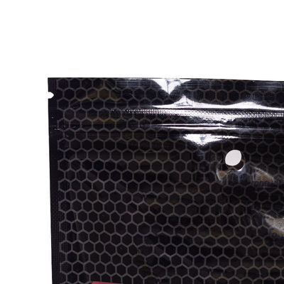PVDC rivestito con PET Multilayer Plastic Stand Up Zip Lock Bag Custom Spessore 100-130 Micron