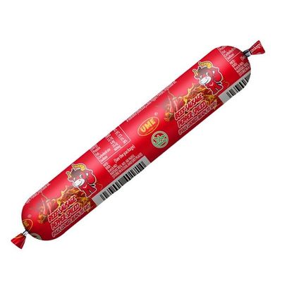 Stampa personalizzare salsiccia involucro di plastica rotoli prosciutto istantaneo affumicato PVDC rivestimento inferiore superiore calore di formazione
