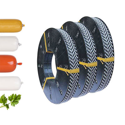 Clampo per parete bobina pesante forma R salsicce clip imballaggio standard alimentare 8000 numeri/rollo
