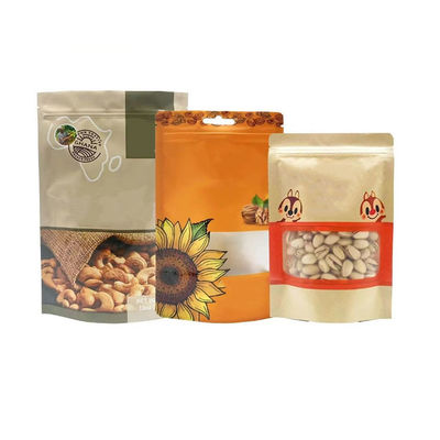 Ziplock antiodore Stand Up Bag Custom Printed Bags per imballaggi alimentari