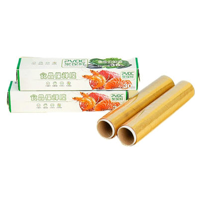 Eco-friendly Non tossico PVDC Fresco mantenimento del cibo Film adesivo per microonde