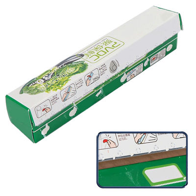 Fresco sicuro trasparente PVDC Food Wrap Cling Film Roll per ortaggi su misura