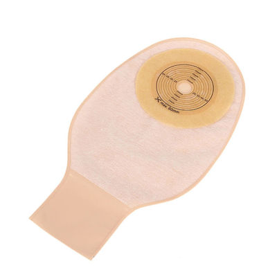 Sacchetto Ostomia Chiusura di sacchetto aperto Chiusura di chiusura drenabile 15-60 mm Beige