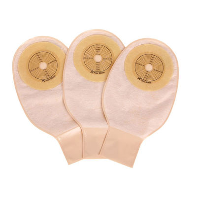 Sacchetto Ostomia Chiusura di sacchetto aperto Chiusura di chiusura drenabile 15-60 mm Beige