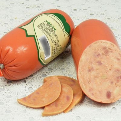 Film di salsiccia di plastica PVDC stampato, cotto, facile da pelare