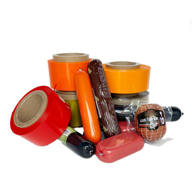 Film per salsiccia in plastica PVDC artificiale stampato su misura