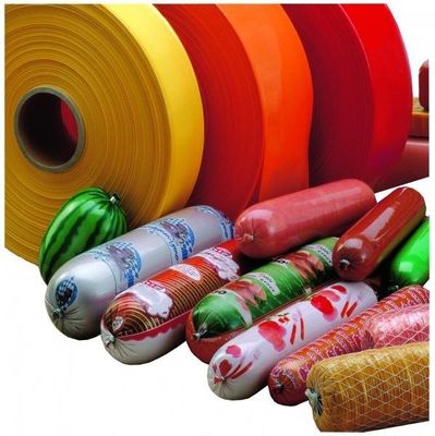 Rollo piatto PVDC Plastic Sausage Casing Film Larghezza 140mm 180mm