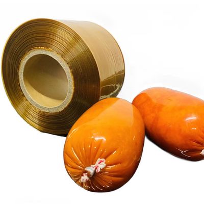 Halal Diverse colori di plastica prosciutto pelle salsiccia Casing prosciutto film barriera carne bovina salsiccia casing salsiccia pelle in vendita