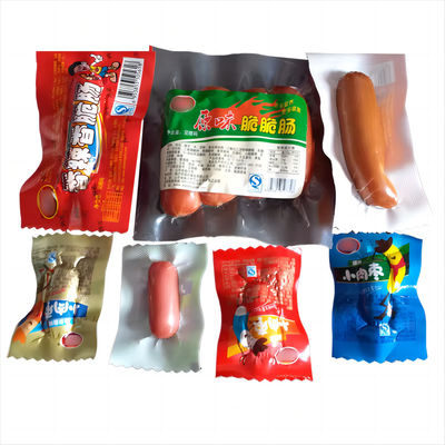 Imballaggio per salsicce Film di imballaggio stampato PVDC ad alta barriera Per imballaggio di salsicce