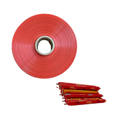 Logo personalizzato PVDC Base Plastica Sausage Casing Film Alta trasparenza