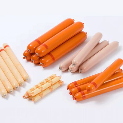 Logo personalizzato PVDC Base Plastica Sausage Casing Film Alta trasparenza