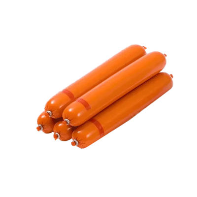 Pellicola di salsiccia in plastica PVDC morbida e resistente Larghezza piana 30 350 mm Per imballaggi alimentari