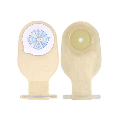 Convatec Colostomy Bag High Barrier Soft PVDC Co Extrusion Film Ostomy Bag con gancio di plastica
