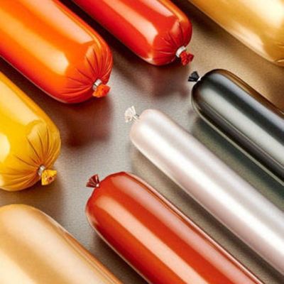 30-350 mm Larghezza piana PVDC Plastic Sausage Casing Film Resistente al calore fino a 90C Per imballaggio di salsicce