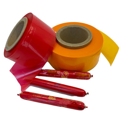 Logo personalizzato PVDC Plastic Sausage Casing Film per imballaggio