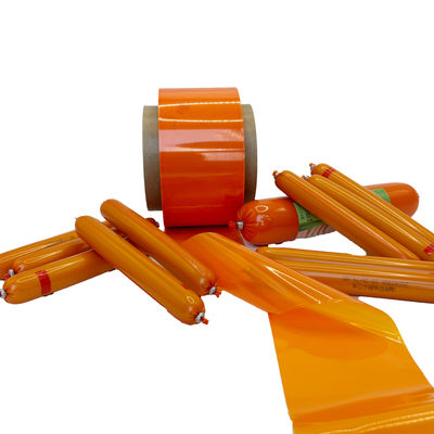 Logo personalizzato PVDC Plastic Sausage Casing Film per imballaggio